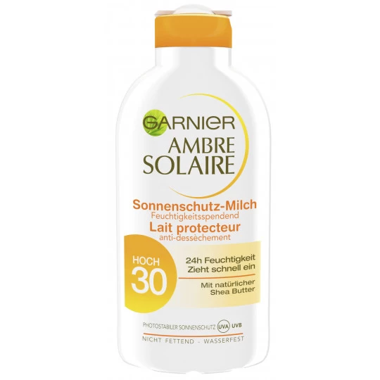 Ambre Solaire Sonnenschutz-Milch LSF 30 200ML Garnier Ambre Solaire Sonnenschutz-Milch LSF 30 200ML -Geschäft Für Pflegebedarf ambre solaire sonnenschutzmilch lsf 30