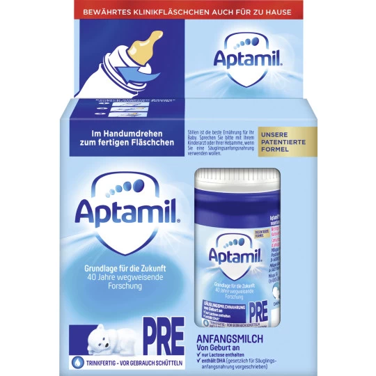Pre Anfangsmilch 2ST 180ML Aptamil Pre Anfangsmilch 2ST 180ML -Geschäft Für Pflegebedarf