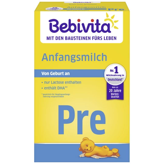 Anfangsmilch Pre 500G Anfangsmilch Pre 500G -Geschäft Für Pflegebedarf bebivita pre anfangsmilch 500g