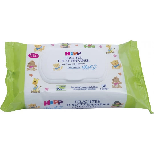 Babysanft feuchtes Toilettenpapier 50ST Hipp Babysanft Feuchtes Toilettenpapier 50ST -Geschäft Für Pflegebedarf hipp babysanft feuchtes kindertoilettenpapier 50blatt