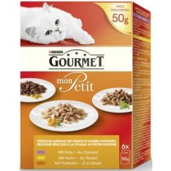 Purina Gourmet Mon Petit Multipack Geflügel 6x 50G