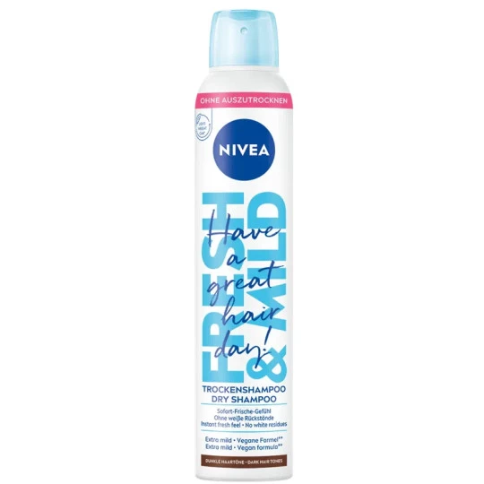 Fresh&Mild Trockenshampoo dunkle Haartöne 200ML NIVEA Fresh&Mild Trockenshampoo Dunkle Haartöne 200ML -Geschäft Für Pflegebedarf niveatrockenshampoobraun