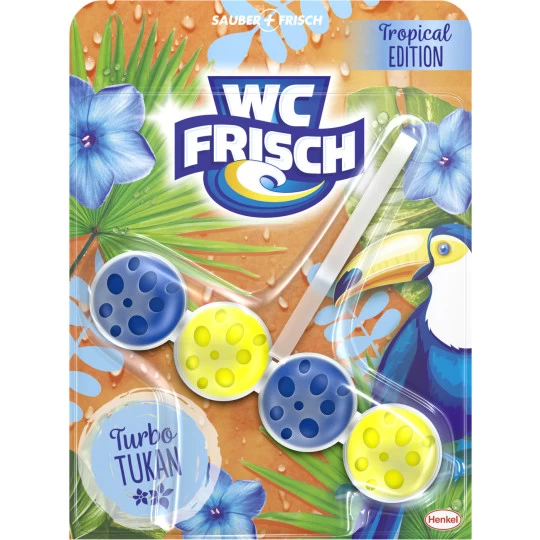 Frisch Tropical Edition Turbo Tukan 50G Frisch Tropical Edition Turbo Tukan 50G -Geschäft Für Pflegebedarf wc frisch kraft aktiv turbo tukan 50g